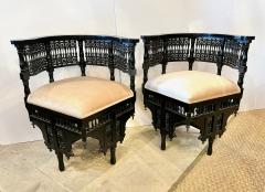 Pair Levantine or Syrian Corner Chairs - 3839252