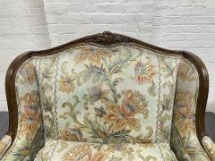 Pair Louis XIV Antique Style Oversized Chairs - 2075451