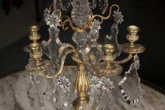 Pair Louis XV Bronze and Crystal Candelabra - 2120108