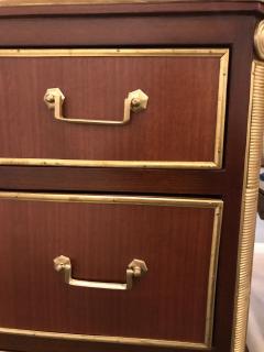 Pair Mahogany Up Russian Neoclassical Style Commodes Nightstands - 4224298