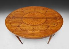 Pair Marquetry Inlaid Satinwood Console Tables in the neo classical manner - 4308880