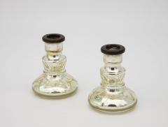 Pair Mercury Glass Candlesticks early 20th Century - 2844513