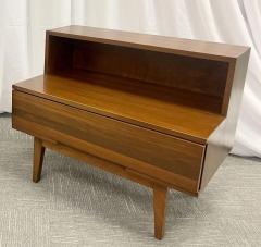 Pair Mid Century Modern Step End Tables Nightstands Nakashima Style American - 2485766