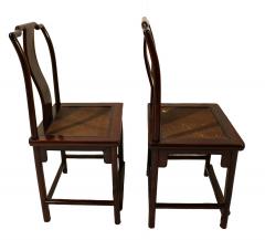 Pair Ming Dynasty style 19 century Chinese Chairs - 2999860