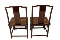 Pair Ming Dynasty style 19 century Chinese Chairs - 2999861