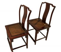Pair Ming Dynasty style 19 century Chinese Chairs - 2999863