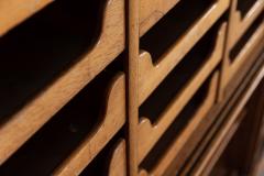 Pair Monumental English Oak Haberdashery Cabinets - 2888494