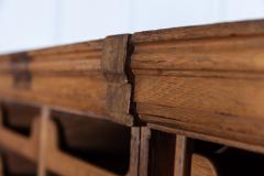 Pair Monumental English Oak Haberdashery Cabinets - 2888495