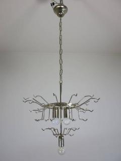 Pair Murano Petals Glass Chandelier 1970s - 658272
