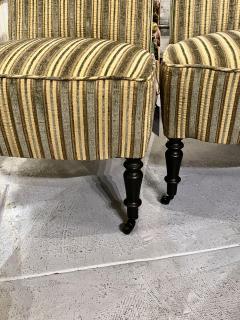 Pair Napoleon III Chauffeuses or Slipper Chairs - 2584507