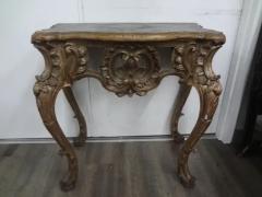 Pair Of 18th Century Italian Baroque Giltwood Console Tables - 3667877