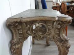 Pair Of 18th Century Italian Baroque Giltwood Console Tables - 3667893