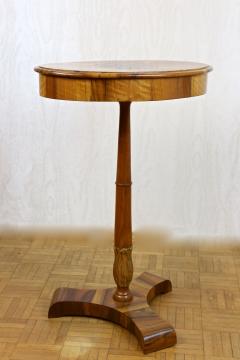 Pair Of 19th Century Biedermeier Side Tables Nut Cherrywood AT ca 1830 - 3741541