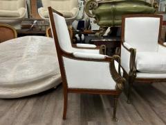 Pair Of 19th Century French Empire Chairs - 4011276