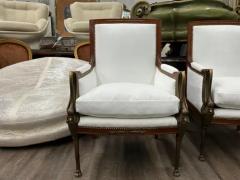 Pair Of 19th Century French Empire Chairs - 4011277