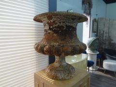 Pair Of 19th Century French Iron Garden Urns - 4193850