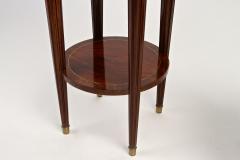 Pair Of 19th Century French Mahogany Gueridon Side Tables France circa 1870 - 3483784