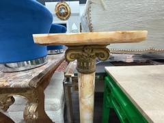 Pair Of 19th Century French Neoclassical Style Marble And Bronze Pedestals - 4302556