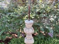 Pair Of 19th Century Italian Baroque Style Prickets - 4487592