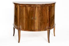Pair Of 19th Century Italian Demilune Cabinets Consoles In Walnut - 4586959