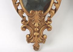 Pair Of 19th Century Italian Gilt Wall Mirrors Handcarved IT ca 1850 - 4193502
