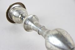 Pair Of 19th Century Silver Candlesticks Diana Head Hallmark AT ca 1870 - 3386331