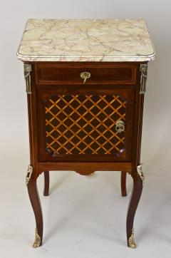Pair Of 19th Century Transitional Pillar Commodes Side Tables France ca 1870 - 3370424
