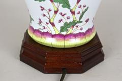 Pair Of 20th Century Ceramic Table Lamps With Lampshades Italy ca 1970s - 3871959