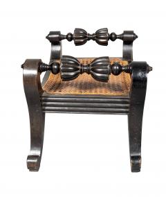 Pair Of Anglo Indian Ebony Footstools - 4474273