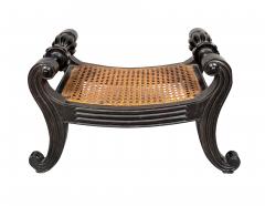Pair Of Anglo Indian Ebony Footstools - 4474281