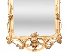 Pair Of Antique Danish Rococo Giltwood Mirrors - 4465302
