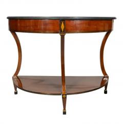 Pair Of Baltic Mahogany And Brass Mounted Console Tables - 4149572