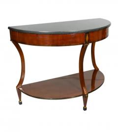 Pair Of Baltic Mahogany And Brass Mounted Console Tables - 4149573