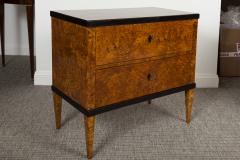 Pair Of Biedermeier Style Chests In Burled Elm - 2677151