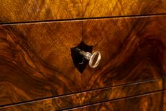 Pair Of Biedermeier Style Dark Walnut Chests - 4586951