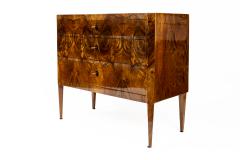 Pair Of Biedermeier Style Dark Walnut Chests - 4586956