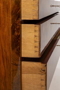 Pair Of Biedermeier Style Dark Walnut Chests - 4586962