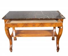 Pair Of Biedermeier Walnut Console Tables - 4253734