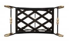 Pair Of Brass And Wrought Iron Benches - 4246601