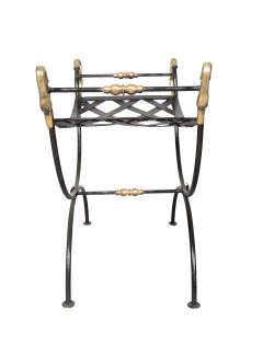Pair Of Brass And Wrought Iron Benches - 4246655