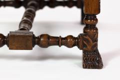 Pair Of Carved Dutch Baroque High Back Upholstered Arm Chairs Circa 1690  - 2298259