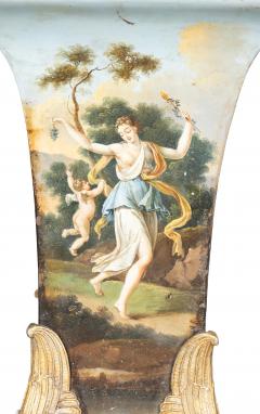 Pair Of Charles X Painted Tole Vases - 4524559