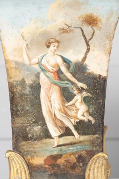 Pair Of Charles X Painted Tole Vases - 4524587