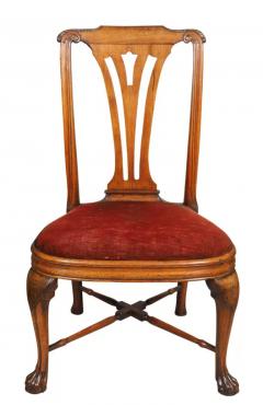 Pair Of Chinese Export Padouk Side Chairs - 4140226