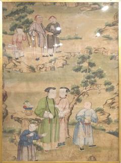 Pair Of Chinese Export Wallpaper Panels - 4322905