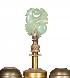 Pair Of Chinese Phoenix Bird Porcelain Table Lamps - 4611700