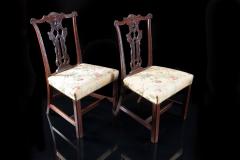 Pair Of Chippendale Period Mahogany Side Chairs - 2745204