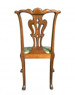 Pair Of Early George III Walnut Side Chairs - 4506486