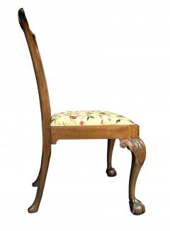 Pair Of Early George III Walnut Side Chairs - 4506488