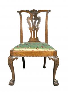Pair Of Early George III Walnut Side Chairs - 4506530
